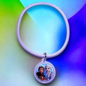 ♥️ 4 for $25 ♥️ #U11 New Disney Girls Purple Charm Bracelet Frozen 2 Anna